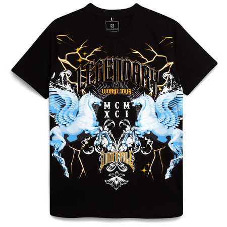 Southpole Boys TShirt - Crewneck Short Sleeve Streetwear Graphic Tee Shirt Top (Sizes: 8-20)