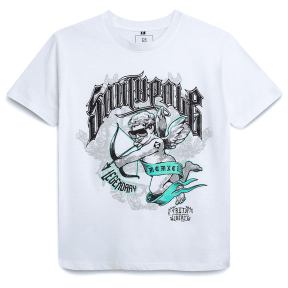 Southpole Boys TShirt - Crewneck Short Sleeve Streetwear Graphic Tee Shirt Top (Sizes: 8-20)