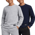 thumbnail image 1 of Southpole Boys Thermal Shirt - 2 Pack Boys Long Sleeve Thermal Shirts Crewneck Henley Top (8-20), 1 of 6