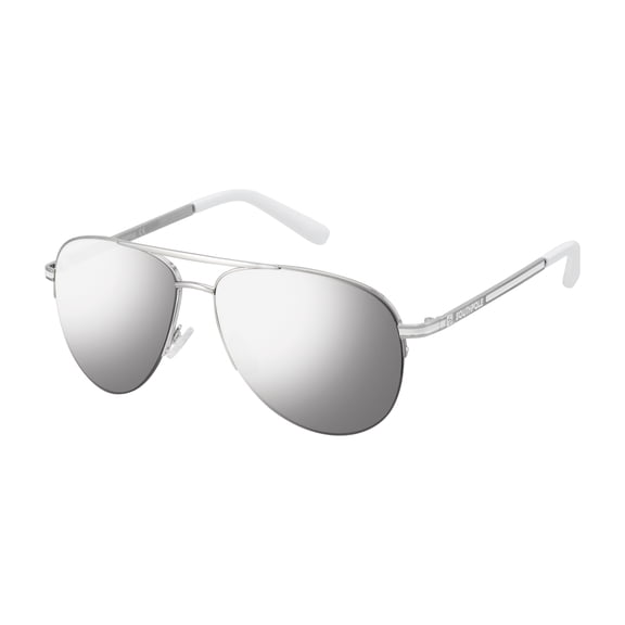Southpole Men's 5020SP Semi Rimless Metal UV400 Protective Aviator Pilot Fashion Sunglasses, 60mm