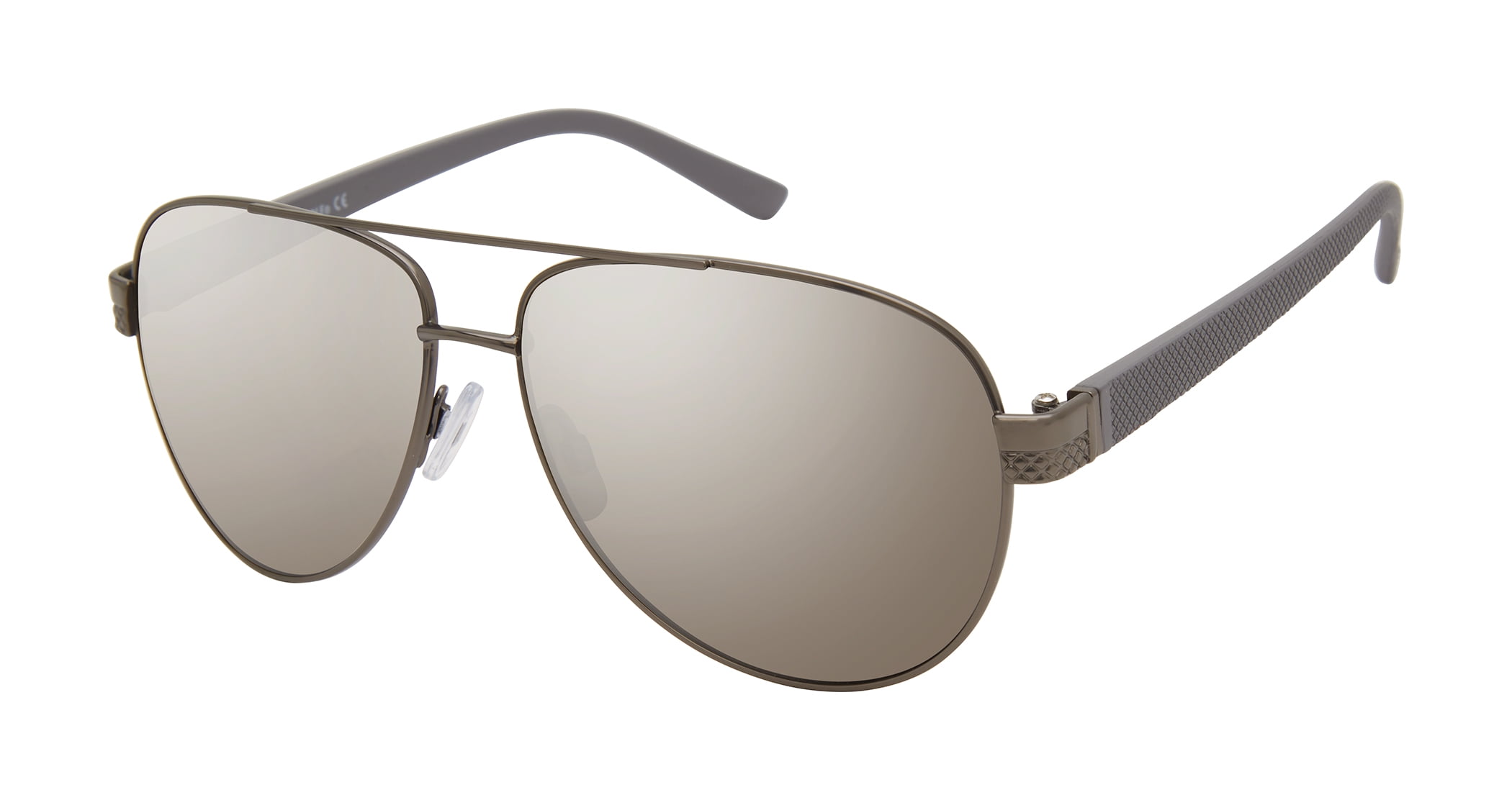 Southpole Men's 5062SP Metal UV400 Protective Pilot Aviator Fashion Sunglasses, 60mm