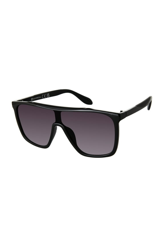 Men's 5079SP Shield UV400 Protective Square Fashion Sunglasses, 130mm