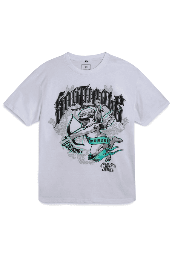 Mens Graphic T-Shirts - Soft Cotton Blend Short Sleeve Crewneck Streetwear Graphic Tee for Men