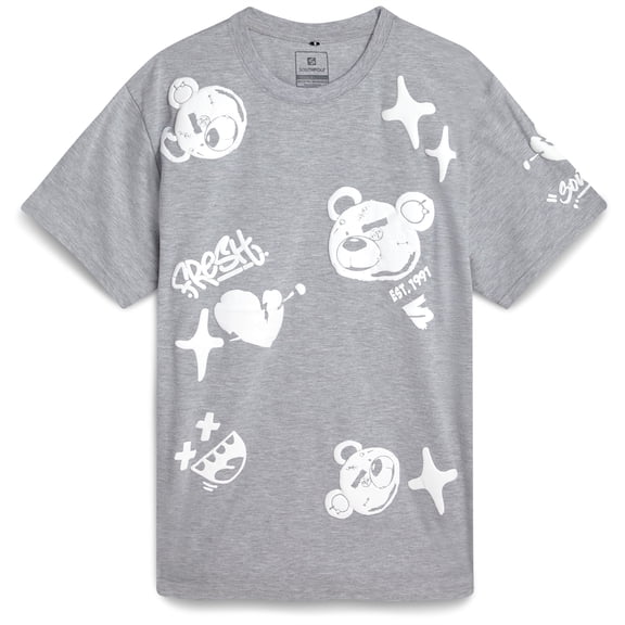 Southpole Mens Graphic T Shirts Cotton Blend Crewneck Short Sleeve Streetwear Graphic Tee for Men