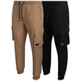 thumbnail image 1 of Southpole Mens Jogger Pants - Lightweight Stretch Woven Tech Athletic Joggers for Men 2 Pack, 1 of 7