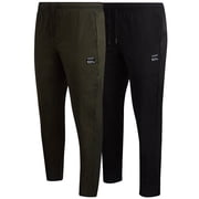 Southpole Mens Jogger Pants - Lightweight Stretch Woven Tech Athletic Joggers for Men 2 Pack
