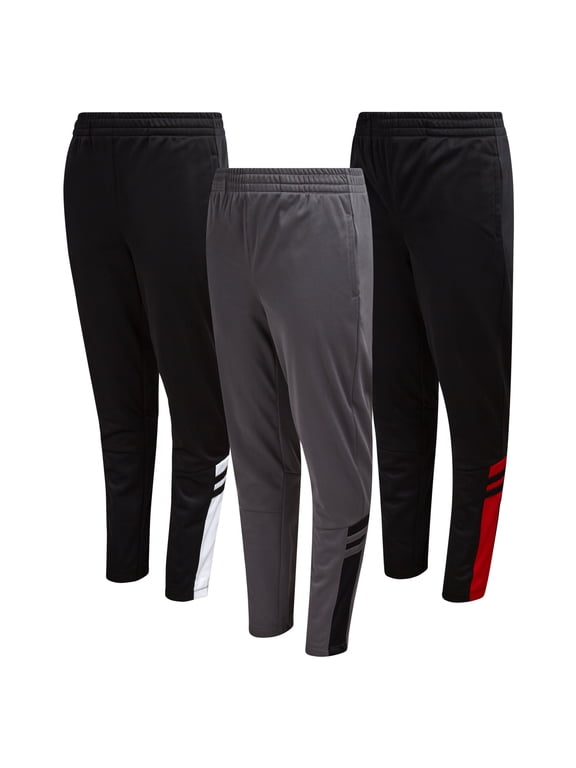 Mens Sweatpants - Lightweight Stretch Tricot Joggers for Men, 3 Pack Athletic Pants