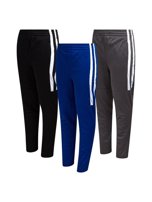 Mens Sweatpants - Lightweight Stretch Tricot Joggers for Men, 3 Pack Athletic Pants