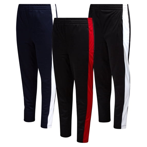 Southpole Mens Sweatpants - Lightweight Stretch Tricot Joggers for Men, 3 Pack Athletic Pants