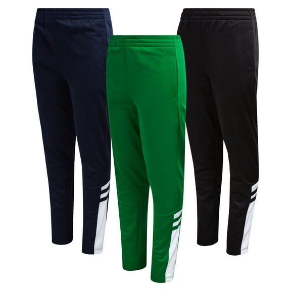 Southpole Mens Jogger Pants - 3 Pack Tricot Track Pants Athletic Joggers for Men With Pockets