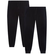 Southpole Mens Sweatpants Lightweight Stretch Fleece Athletic Joggers for Men 2 Pack