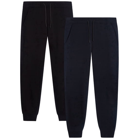 Southpole Mens Sweatpants Lightweight Stretch Fleece Athletic Joggers for Men 2 Pack