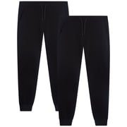 Southpole Mens Sweatpants Lightweight Stretch Fleece Athletic Joggers for Men 2 Pack