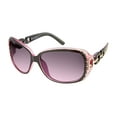 thumbnail image 1 of Southpole Women's 1017SP Rhinestone UV400 Protective Rectangular Fashion Sunglasses, 62mm, 1 of 4