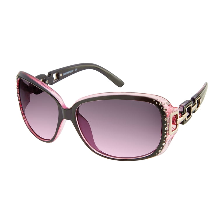 Southpole sunglasses futuristic gold details rhinestones Amazon.com: Southpole 1017SP Stylish Rhinestone UV  main image 4