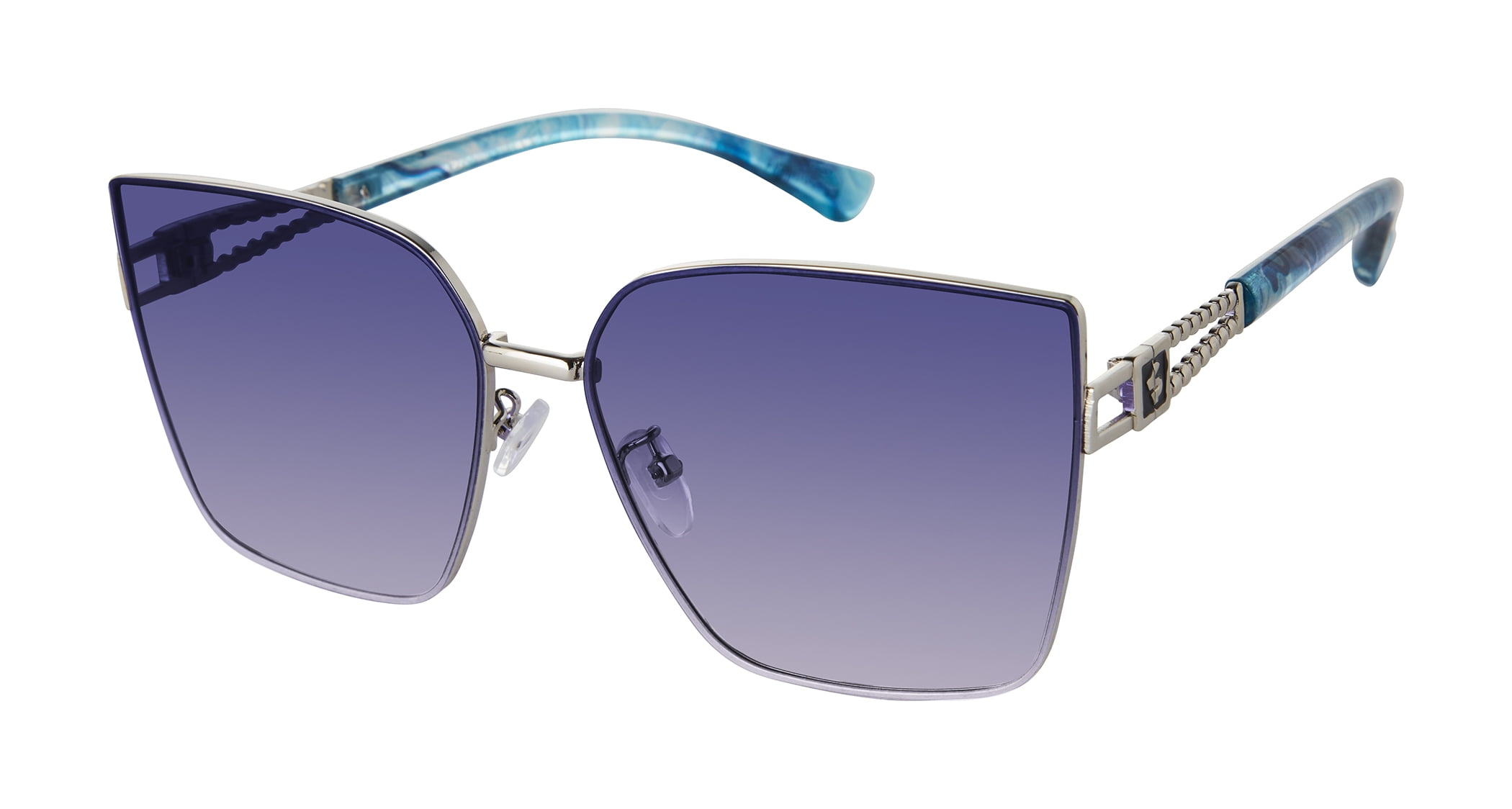 Southpole 1091SP Square Cat Eye Sunglasses - UV400 