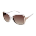 thumbnail image 1 of Southpole Women's 1096SP Rhinestone UV400 Protective Butterfly Fashion Sunglasses, 56mm, 1 of 3