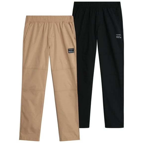 Southpole Boys Jogger Pants - 2 Pack Lightweight Tech Woven Athletic Cargo Jogger Pants (S-XL)