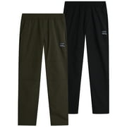 SOUTHPOLE Boys Jogger Pants - 2 Pack Lightweight Tech Woven Athletic Cargo Jogger Pants (S-XL)