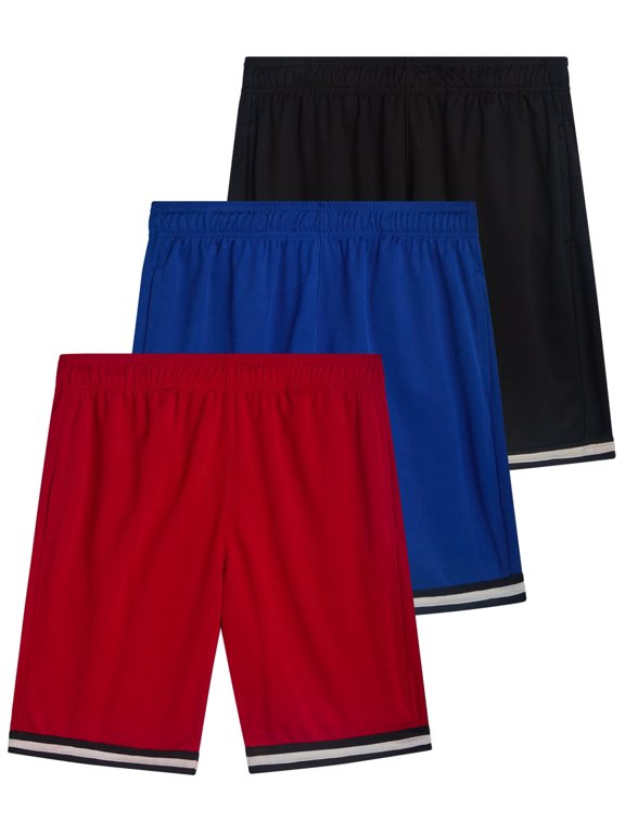 Mens Athletic Shorts Mesh Quick Dry Basketball Gym Shorts 1 Pack or 3 Pack (Sizes: M-2XL)