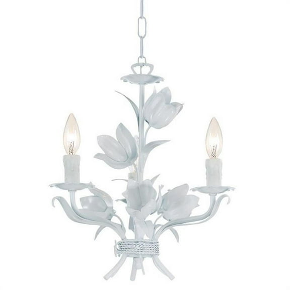 Southport Three Light Mini Chandelier in Traditional and Contemporary Style 14 inches Wide By 15 inches High Bailey Street Home 49-Bel-1627279