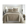 thumbnail image 1 of Southshore Fine Linens Oversized Lightweight Quilt and Sham Set, Taupe, King/..., 1 of 3