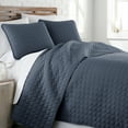 thumbnail image 1 of Southshore Fine Linens Oversized Quilt Bedding Set lightweight, bedspread 3-Piece, two matching shams, Navy Blue, King / California King, 1 of 6