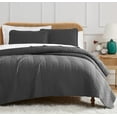 thumbnail image 1 of Southshore Fine Linens Oversized Quilt Bedding Set lightweight, prewash fabric soft coverlet bedspread 2-Piece with One matching sham (68 in wide x 98 in long), Chevron Slate, Twin / Twin XL, 1 of 9