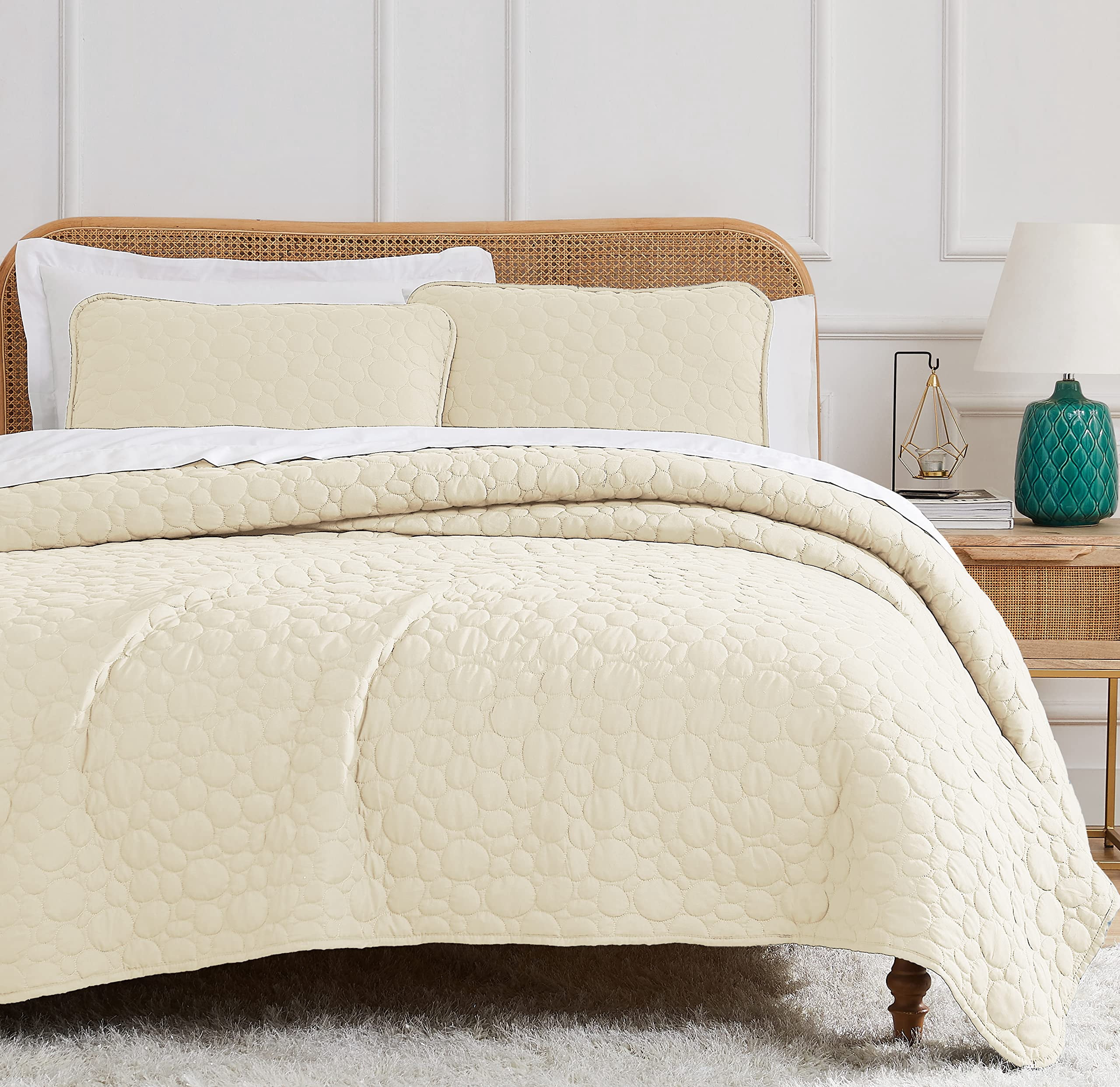 Southshore Fine Linens Oversized Quilt Bedding Set lightweight, prewash ...