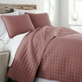 thumbnail image 1 of Southshore Fine Linens Oversized Quilt Bedding Set lightweight, soft coverlet bedspread 2-Piece with One matching sham , Rose, Twin / Twin XL, 1 of 7