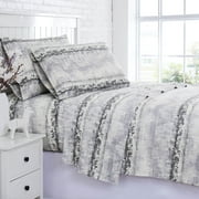 Southshore Fine Living, Inc. 100 Percent Cotton Sheets California King, 300 Thread Count, Grey