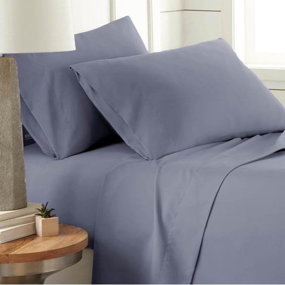 Southshore Fine Living, Inc. 14-Inch Deep Pocket Full Size Sheets, 90 GSM Microfiber Bedding, Denim