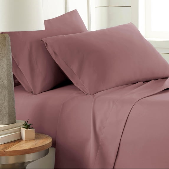 Southshore Fine Living, Inc. 3-Piece Set King Bed Sheets and Pillow Cases, Pink Bedding Set, Rose