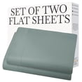 thumbnail image 1 of Southshore Fine Living, Inc. 80" x 94" Top Sheet, Set of 2 Flat Bed Sheets, Steel Blue, 1 of 6