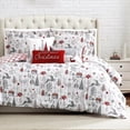 thumbnail image 1 of Southshore Fine Living, Inc. California King Comforter Set, Holly Jolly Christmas Tree & Reindeer, 1 of 8