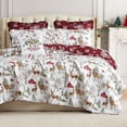 thumbnail image 1 of Southshore Fine Living, Inc. Christmas Quilt Queen Size/Full Size w/5 Pillow Shams & 1 Throw Pillow, 1 of 9