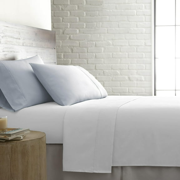 Southshore Fine Living, Inc. Cotton Pillowcases King or Cal King, Sateen Pillow Cases, Blue