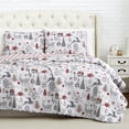 thumbnail image 1 of Southshore Fine Living, Inc. Holly Jolly Christmas Soft Bedding Set with Quilted Shams, Full/Queen, 1 of 6