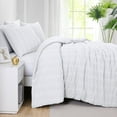 thumbnail image 1 of Southshore Fine Living, Inc. Jacquard Tufted Diamond Pattern Duvet Set Queen Size, Bali White, 1 of 8