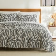 thumbnail image 1 of Southshore Fine Living, Inc. Khari Oversized King Quilt Bedding Set, 3-Piece with King/Cal King Size Quilt and 2 Matching Shams, Indian Hand Printed Tapestry Style, King Size Bedspread, Slate Grey, 1 of 9
