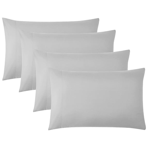 Southshore Fine Living, Inc. King Pillow Cases Set of 2, Microfiber Pillowcases, Light Grey