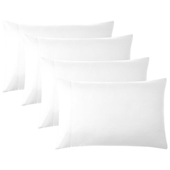 Southshore Fine Living, Inc. King Pillowcases Set of 4, Extra Large for King Pillows, Bright White