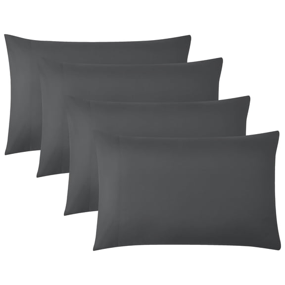 Southshore Fine Living, Inc. King Size Pillow Cases Set of 4 for King Size Pillows, 20" x 40", Slate