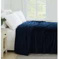 thumbnail image 1 of Southshore Fine Living, Inc. Oversized Blankets Full Size, Microfleece Blanket Queen, Navy Blue, 1 of 5