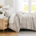thumbnail image 1 of Southshore Fine Living, Inc., Oversized Duvet Cover Set, Ashanti Bone Duvet Cover, Twin/Twin XL - Ultra-Soft Microfiber Bedding Set with Zipper Closure, Easy Care - 1 Duvet, 1 Sham, 1 of 9