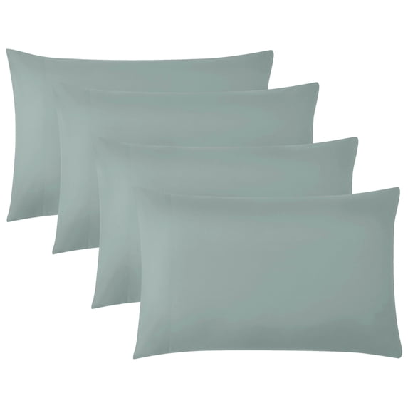 Southshore Fine Living, Inc. Pillow Cases Standard Size Set of 4, Microfiber 20" x 30", Steel Blue
