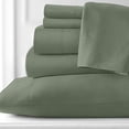 thumbnail image 1 of Southshore Fine Living, Inc. Premium Collection, 6-Piece, Deep Pocket Sheet Set, Easy Care, Shrinkage Free Sheet Set with 1 Flat Sheet, 1 Fitted Sheet, 4 Pillowcases, Dark Green, Queen Queen Dark Green, 1 of 3