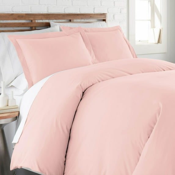 Southshore Fine Living, Inc. Premium Collection Duvet Cover Full Size Bedding Set, Pastel Pink