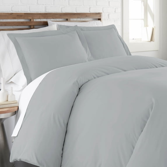 Southshore Fine Living, Inc. Premium Collection Oversized Twin Duvet Cover Bedding Set, Light Blue