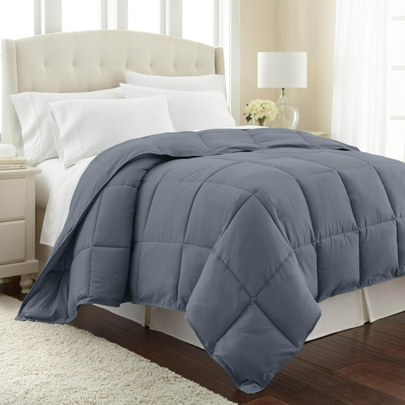 Southshore Fine Living, Inc. Queen Comforter, Full Size Comforters, Machine Washable, Slate Blue